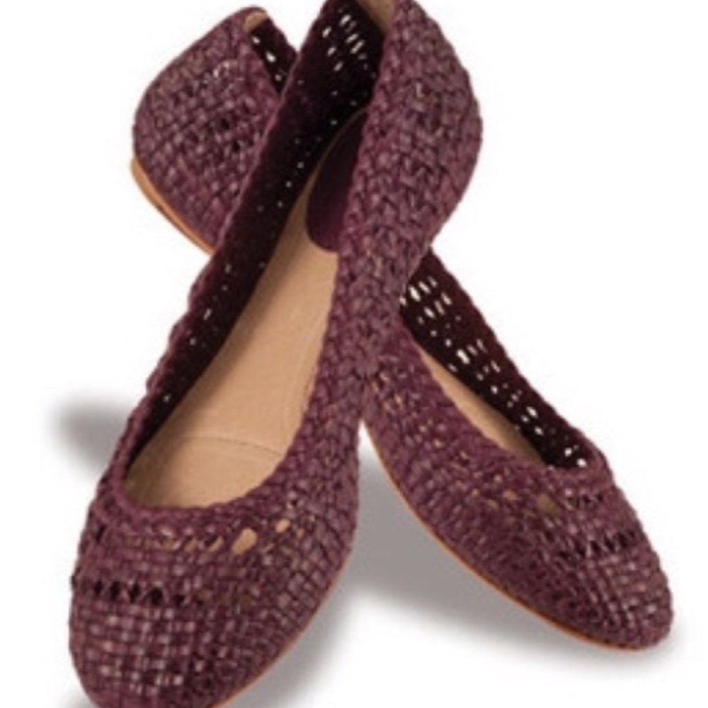 Frye Women's Emma Woven Ballet Flats